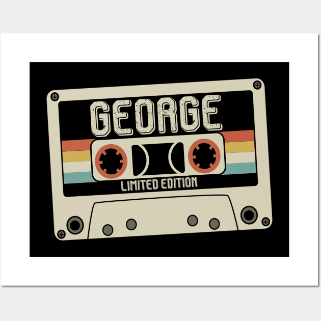 George - Limited Edition - Vintage Style Wall Art by Debbie Art